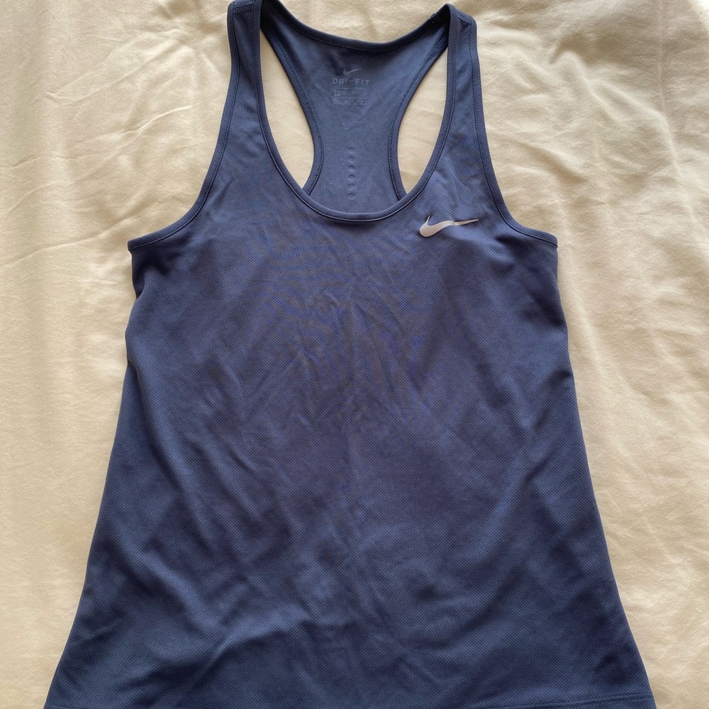 Nike Women's Grayish Blue Training Tank Top